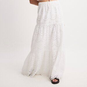 NA-KD Women's White Skirt